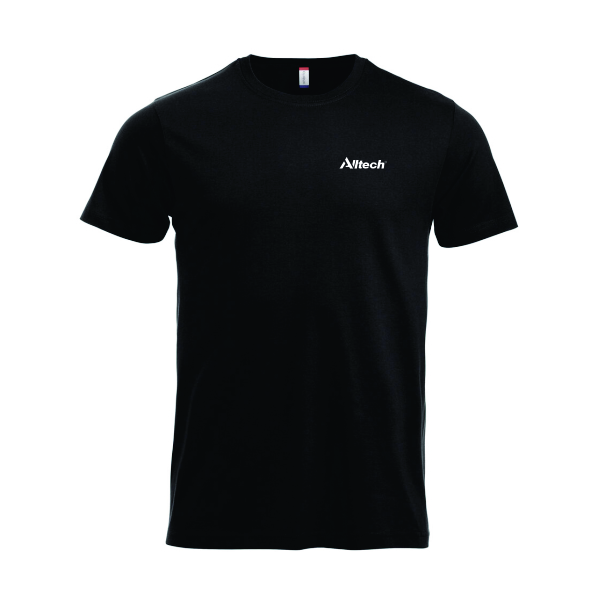 Sort t-skjorte med Alltech logo